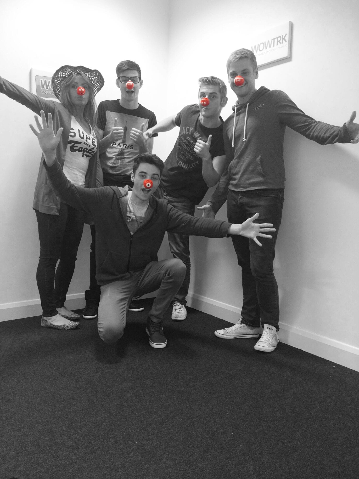 Red Nose BW