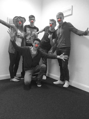 Red Nose BW